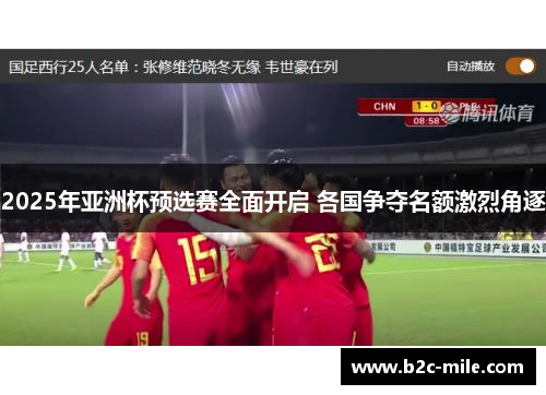 2025年亚洲杯预选赛全面开启 各国争夺名额激烈角逐