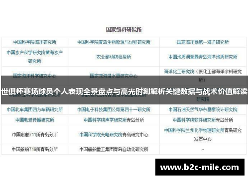 世俱杯赛场球员个人表现全景盘点与高光时刻解析关键数据与战术价值解读